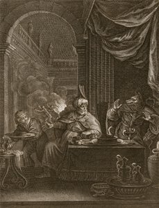 Lycaon métamorphosé en loup, 1731